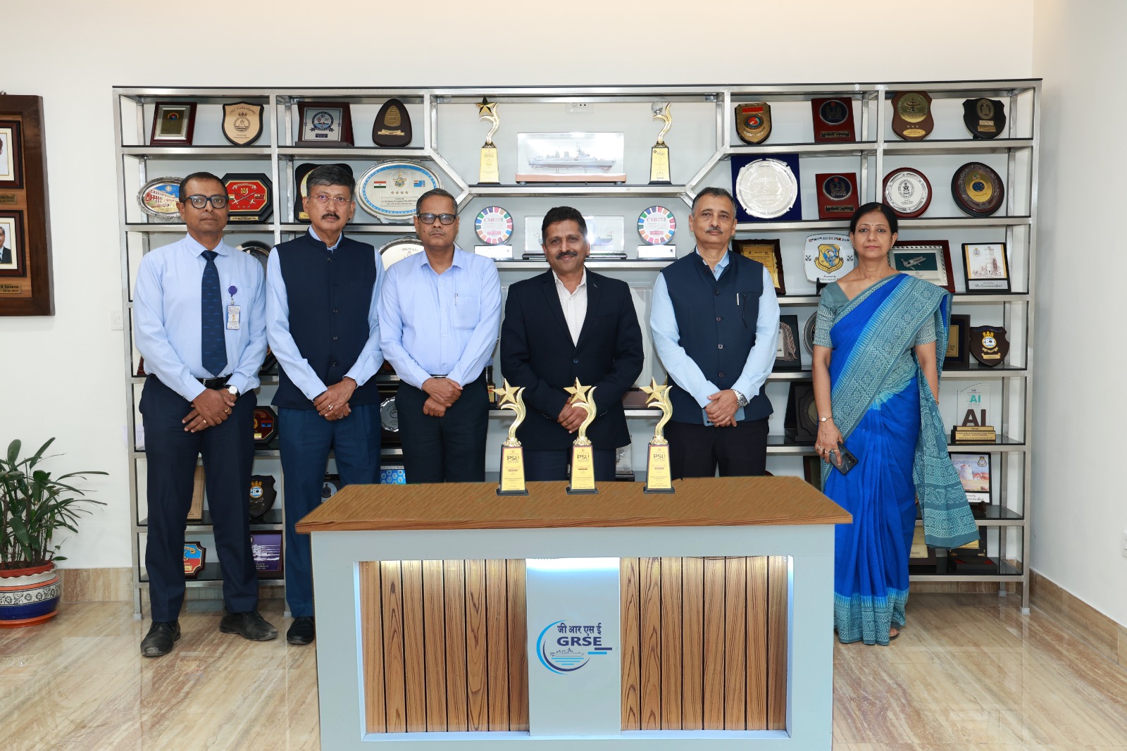 CMDE PR HARI, IN(RETD.), cmd, GRSE CONFERRED THE EXCELLENCE IN LEADERSHIP AWARD AT THE 11TH GOVERNANCE NOW PSU AWARDS ON 12 MAR 2025 - Thumbnail